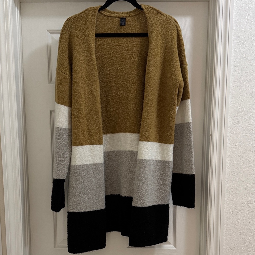 Love By Design Multicolor Striped Cardigan